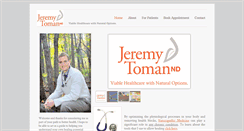 Desktop Screenshot of jeremytomannd.com