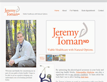 Tablet Screenshot of jeremytomannd.com